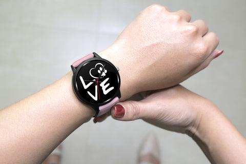 Image of Love Paw Watch Black