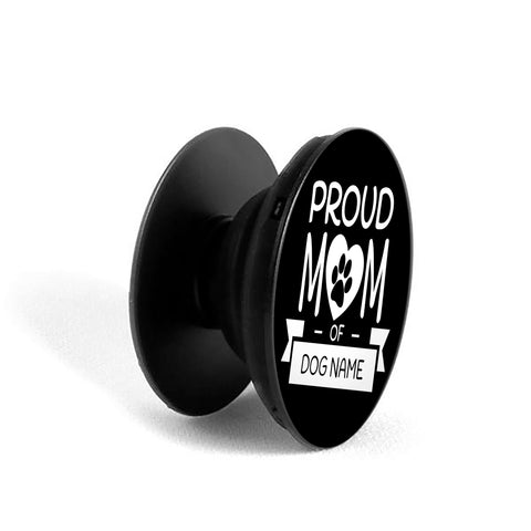Image of Proud Dog Mom Personalized Phone Grip