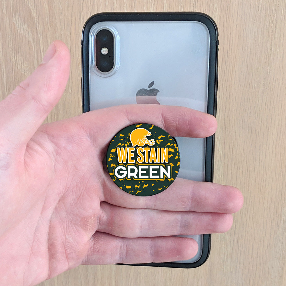 We Stain Green Phone Grip