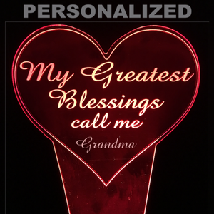 Personalized Blessings LED Lamp
