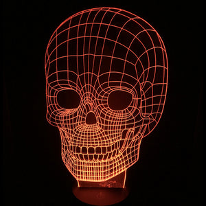 Skull LED Lamp