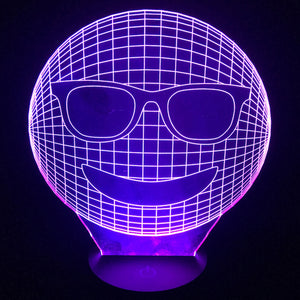 Smiley Face LED Lamp