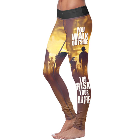 Image of Risk Your Life Zombie Leggings