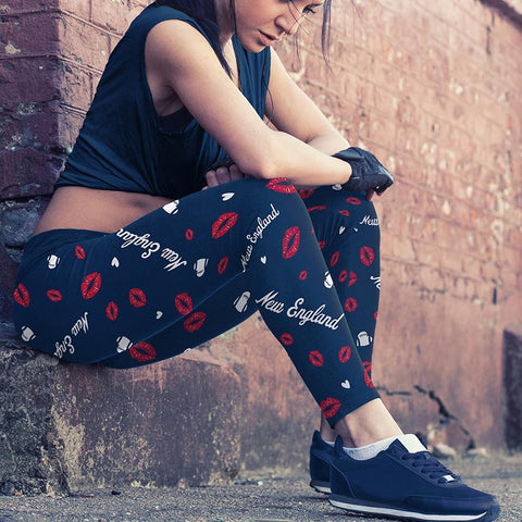 Image of NE Lovin Kisses FB Leggings