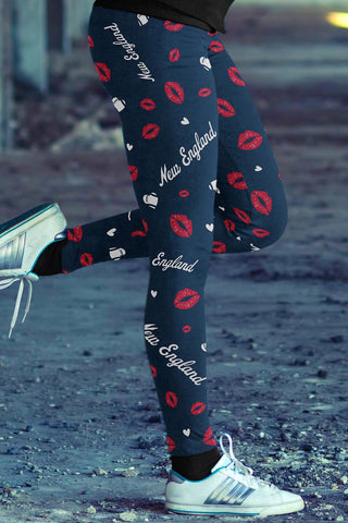 Image of NE Lovin Kisses FB Leggings