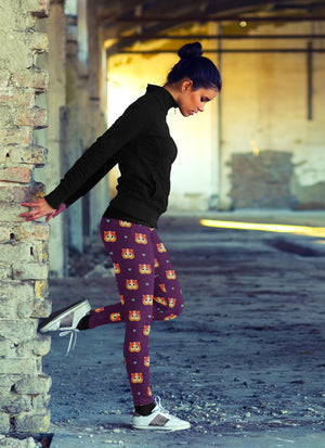 Purple Cat Leggings