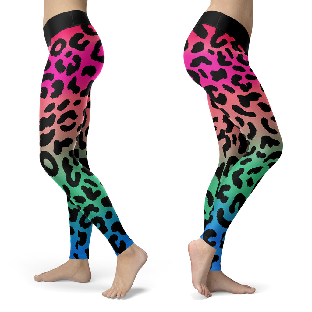 Retro Leopard Print Leggings