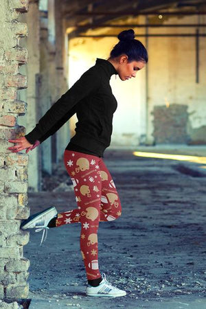 SF Christmas FB Leggings