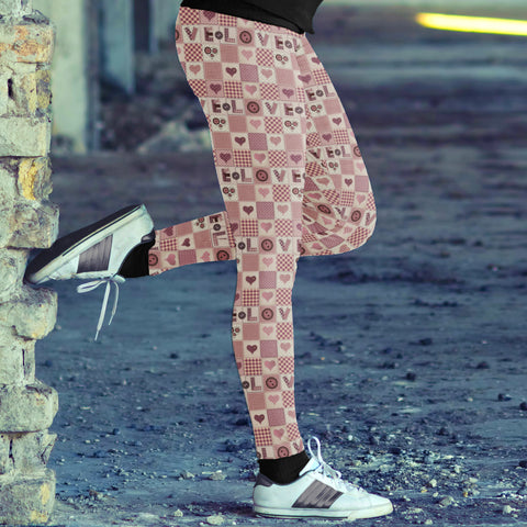 Image of Quilted Love Leggings