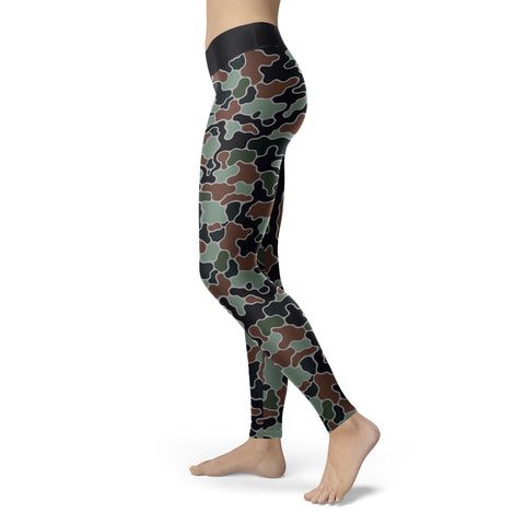 Image of Hunting Leggings Abstract Camo