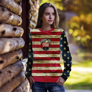 Texas Strong Unisex Sweatshirt Striped