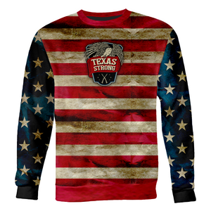 Texas Strong Unisex Sweatshirt Striped