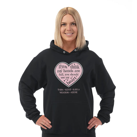 Image of Full Heart Personalized Hoodie