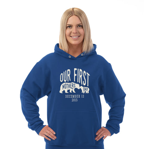 Image of First Mothers Day Personalized Hoodie