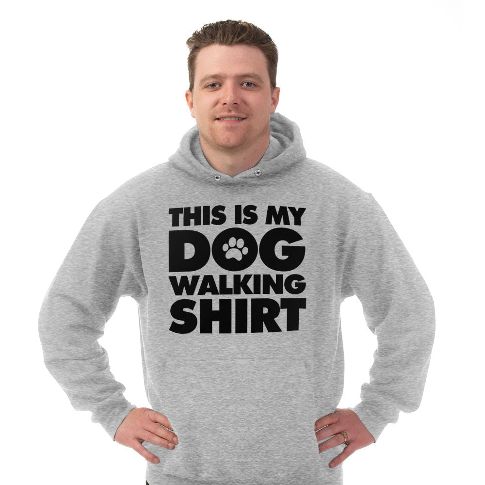 Hoodie Dog Walking Shirt