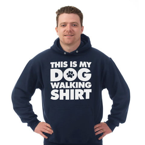 Image of Hoodie Dog Walking Shirt
