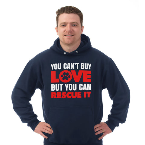 Image of Hoodie You Can't Buy Love But You Can Rescue It