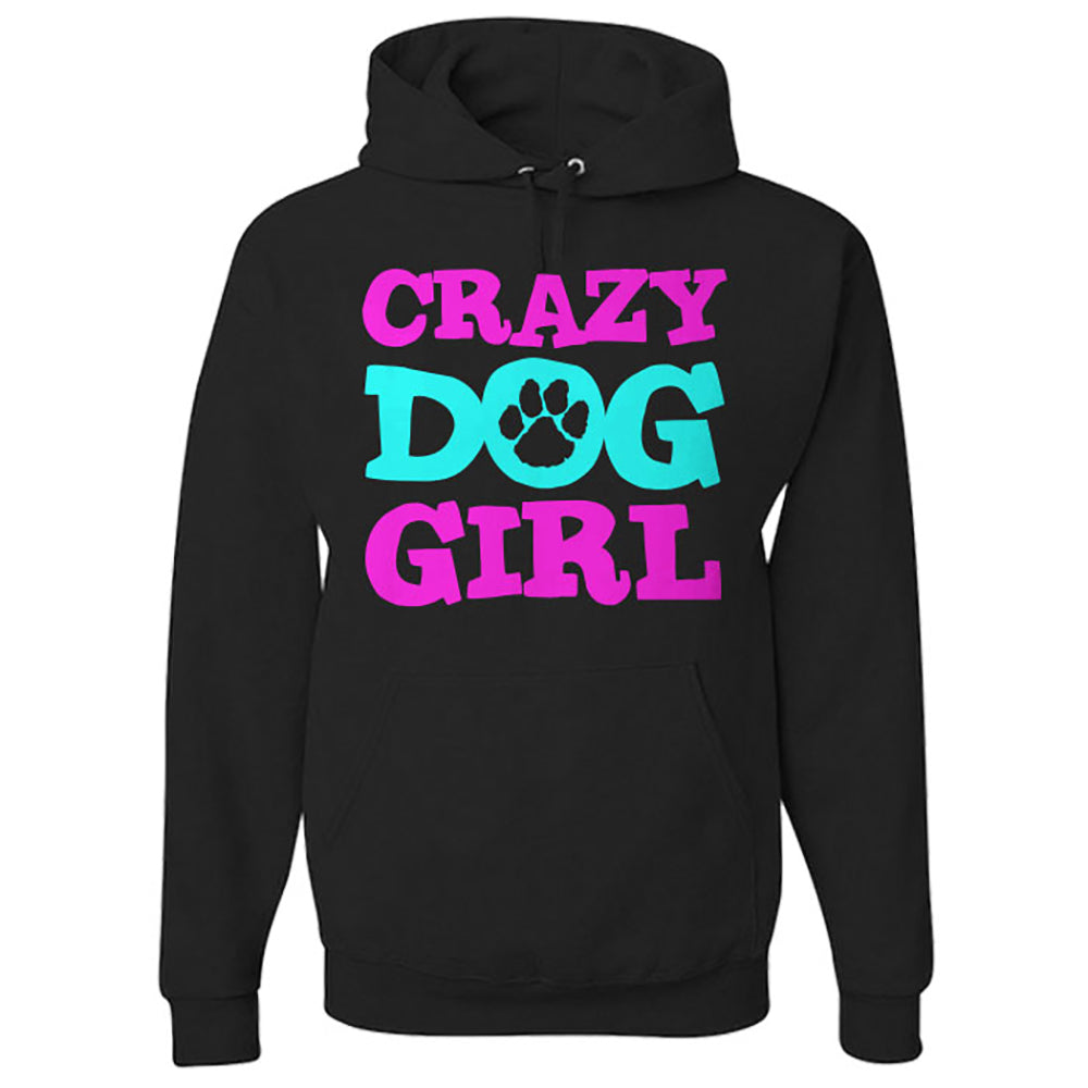 Hoodie Crazy Dog Girl