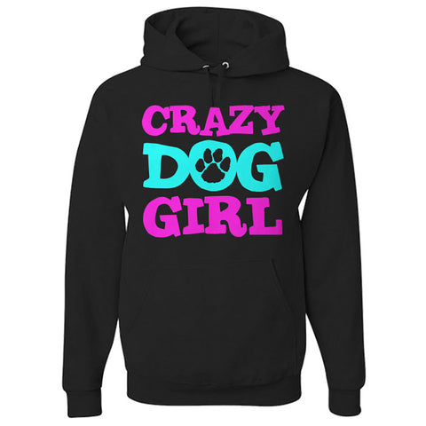 Image of Hoodie Crazy Dog Girl