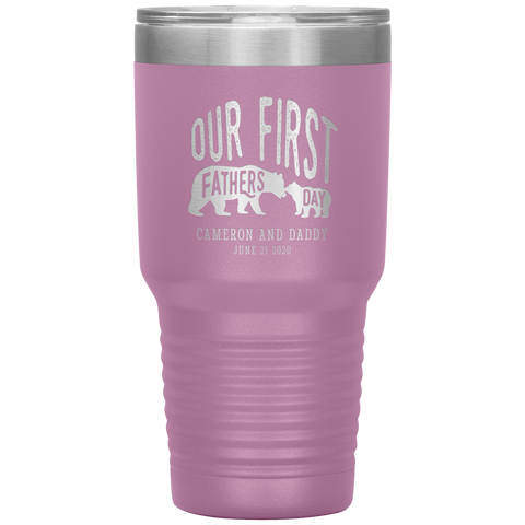 Image of Our First Fathers Day Cameron Tumbler