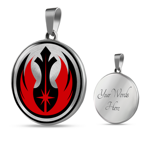 Jedi Red Pendant Necklace
