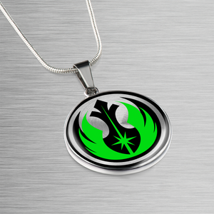 Jedi Green Pendant Necklace