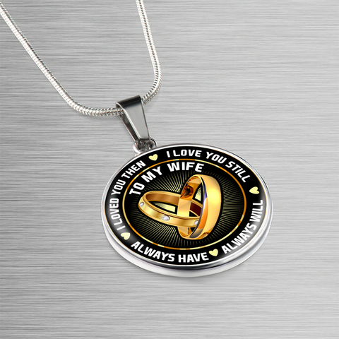 Image of To My Wife Pendant Necklace