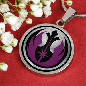 Jedi Purple Pendant Necklace