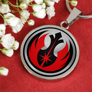 Jedi Red Pendant Necklace