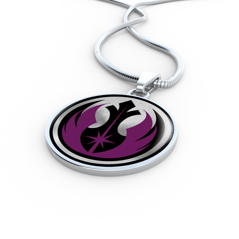 Jedi Purple Pendant Necklace