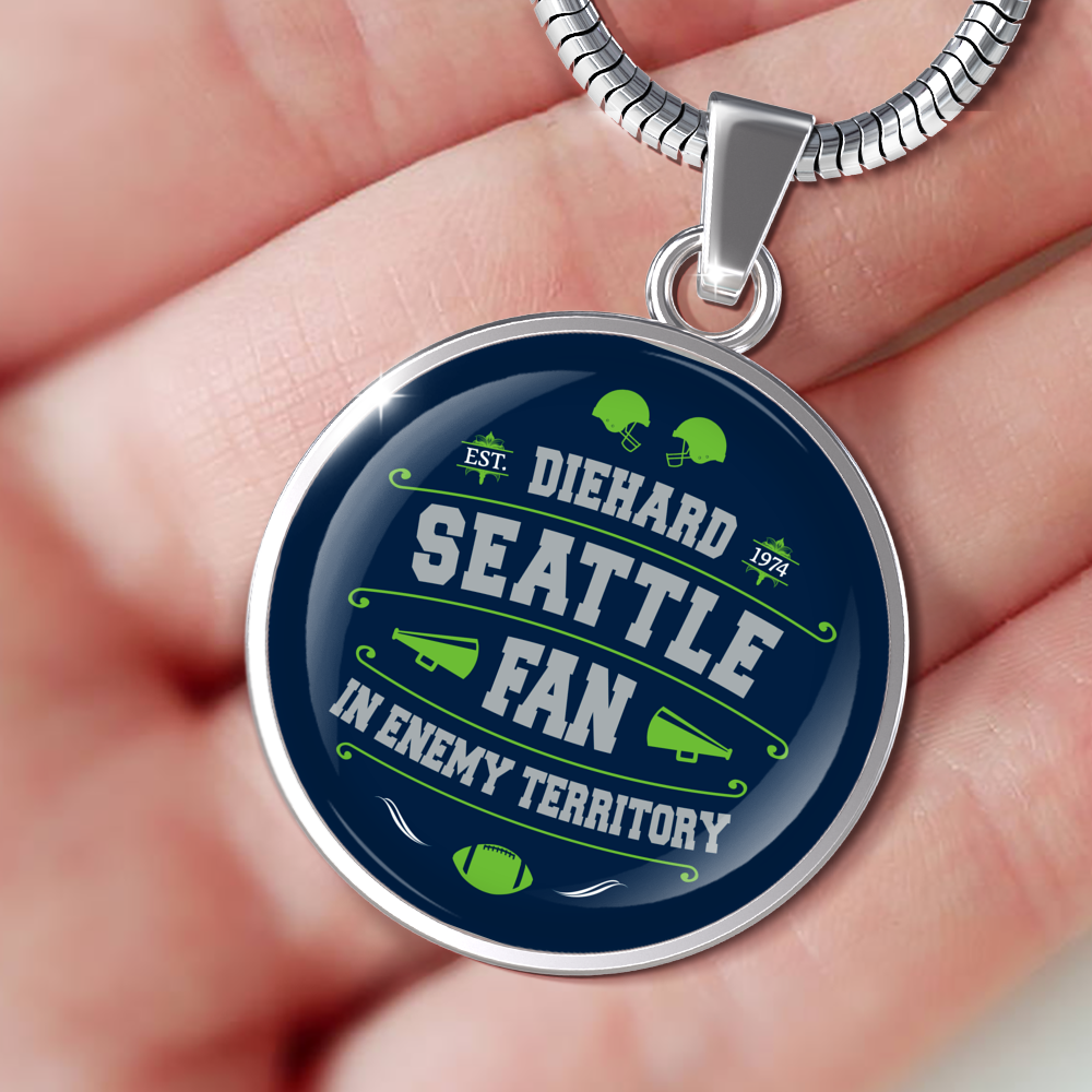 Diehard  Seattle Fan Sports Pendant Necklace