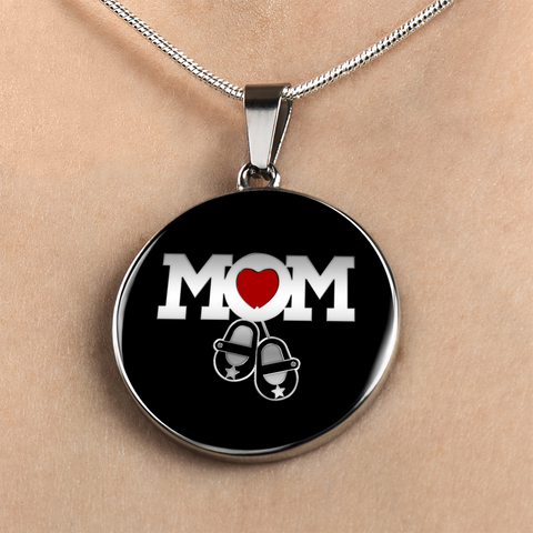 Image of Mom Pendant Necklace