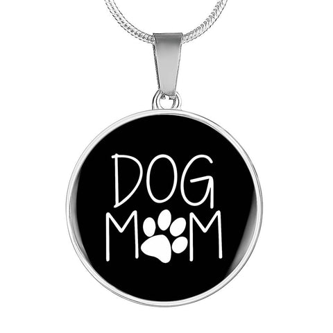Image of Dog Mom Pendant Necklace