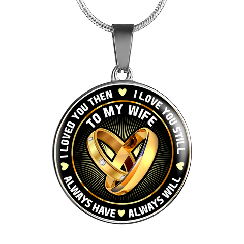 Image of To My Wife Pendant Necklace