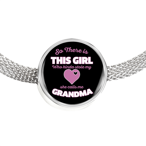 Image of So There Is This Girl Who Stole My Heart Grandma Charm Bracelet