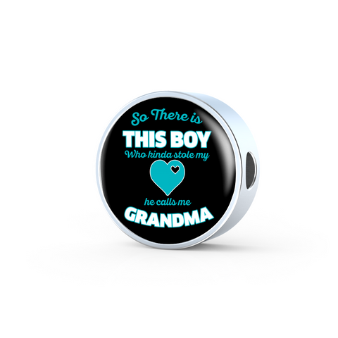 So There Is This Boy Who Stole My Heart Grandma Charm Bracelet