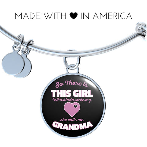 So There Is This Girl Who Stole My Heart Grandma Bangle Bracelet