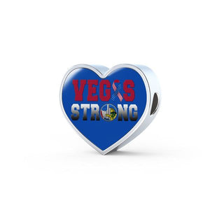 Vegas Strong Heart Charm