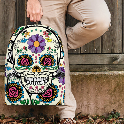 Image of Violet Sugar Skull Backpack