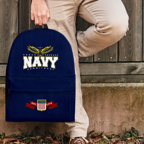 Image of Navy Backpack