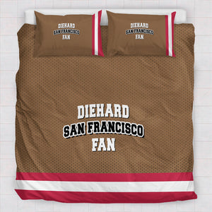 Diehard San Francisco Fan Sports Bedding Set