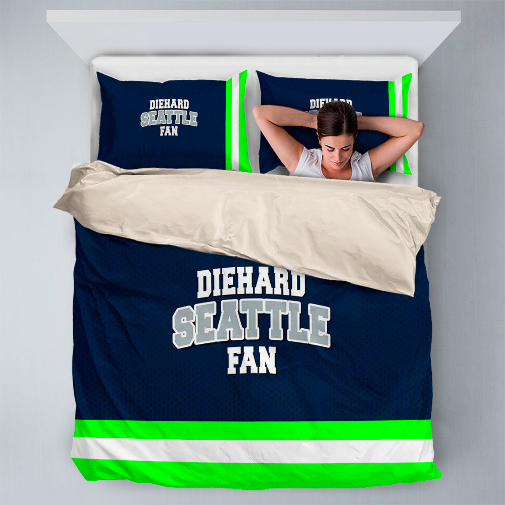 Diehard Seattle Fan Sports Bedding Set