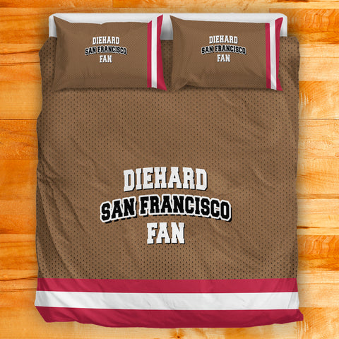 Image of Diehard San Francisco Fan Sports Bedding Set