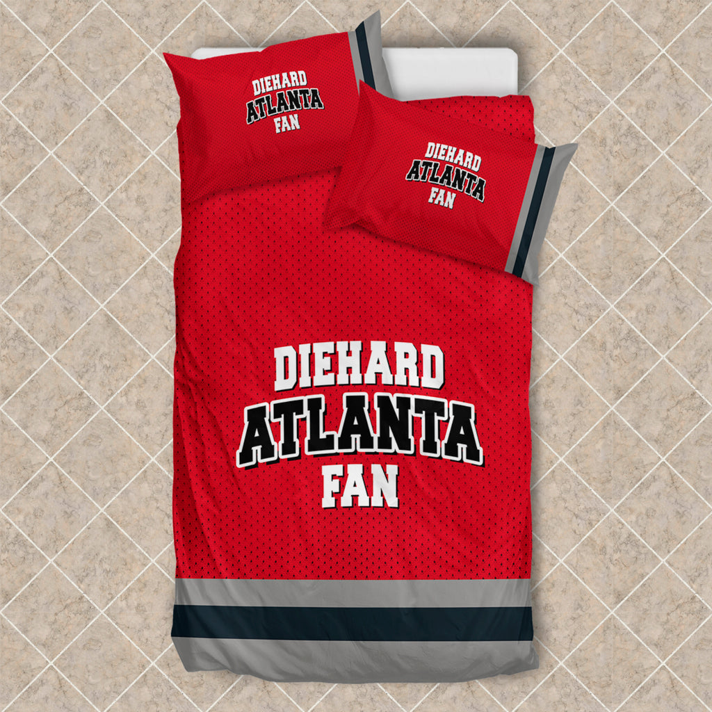 Diehard Atlanta Fan  Sports Bedding