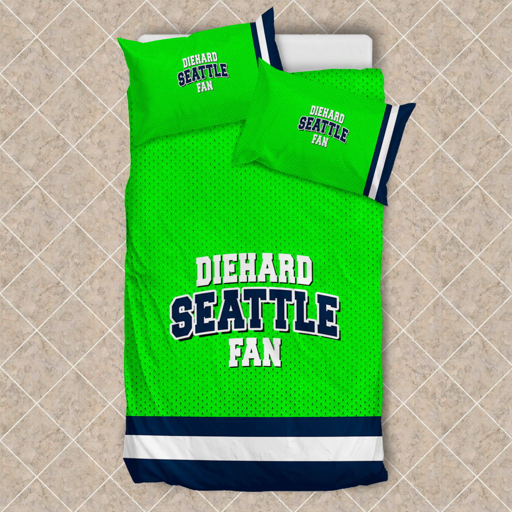 Diehard Seattle Fan Sports Bedding Set