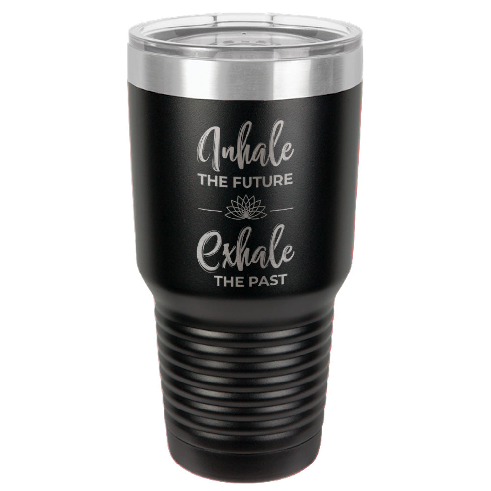 Inhale Exhale Stainless Steel Tumbler