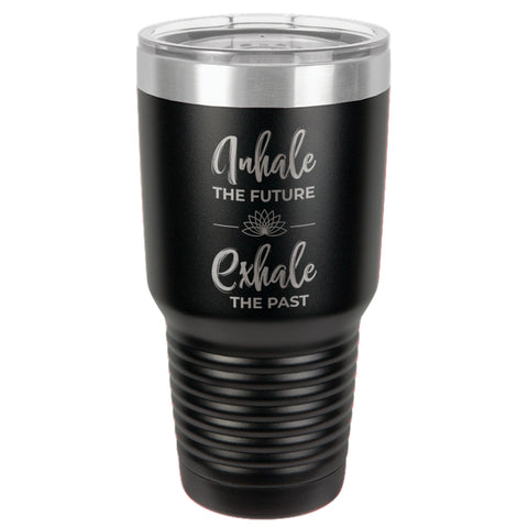 Image of Inhale Exhale Stainless Steel Tumbler