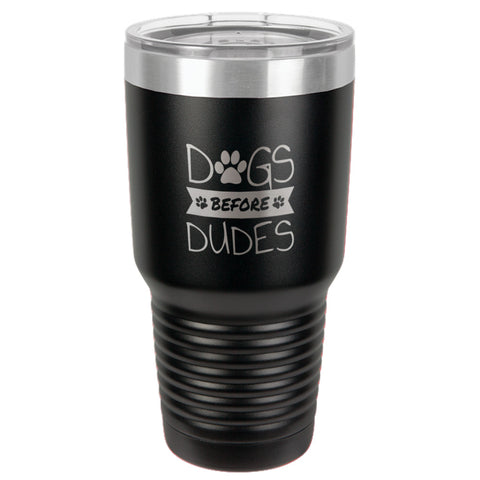 Image of Dogs Before Dudes Stainless Steel Tumbler