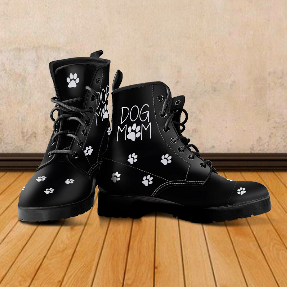 Dog Mom Leather Boots
