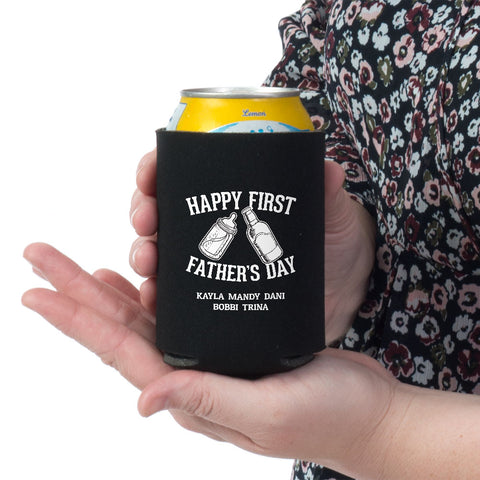 Image of First Fathers Day Personalized Can Wrap